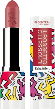 Помада для губ Deborah Il Rossetto Keith Haring зволожуюча 02 Nude Rose 4.3 г (8009518328134)