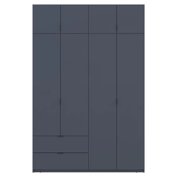 Шкаф распашной с антресолью Doros Лукас 160х50х240 см Графит (DRS-011194)