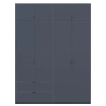 Шкаф распашной с антресолью Doros Лукас 180х50х240 см Графит (DRS-011192)