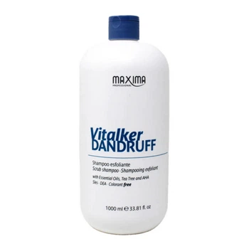Шампунь-скраб від лупи з ефірними оліями та ahа Maxima Professional Vitalker dandruff scrub shampoo 1000 мл (8030778790232)