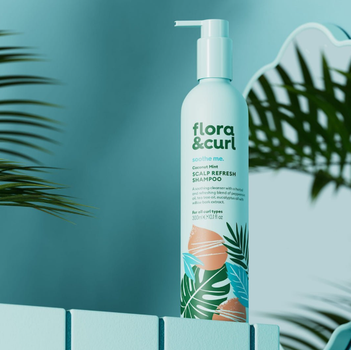 Шампунь Flora & Curl Coconut Mint освіжаючий для кучерявого волосся 300 мл (5060627510721)