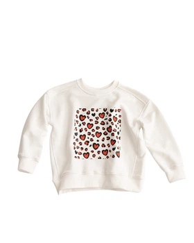 Світшот Leo love Alwair Kids Білий 104см 81095