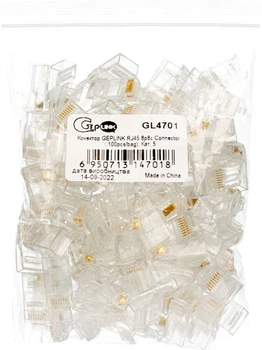 Конектор GEPLINK RJ45 8p8c Connector (100pcs/bag), Кат.5 (GL4701)