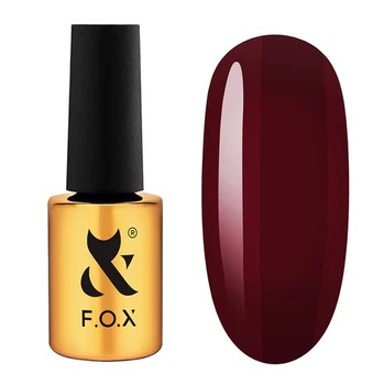 Гель-лак F.O.X Lipstick Collection Wine Passion 010 темно-бордовий 7 мл