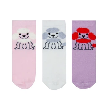 Шкарпетки дитячі для дівчинки GABBI NSD-825 р.8-10 (90825) в уп.6 шт.