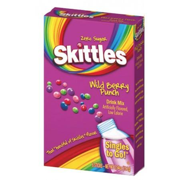 Порошковий напій Skittles Singles Wild Berry Drink Mix 18 грам