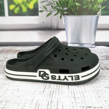 Кроксы сабо мужские Dago Style хаки пена 43р (28 см) 3893