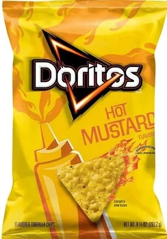 Чипсы Doritos Hot Mustard flavored Tortilla Chips 262.2 г