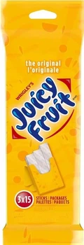 Жувальна гумка Wrigley's Juicy Fruit Fruit Flavoured Chewing Gum 3 пачки по 15 стиків