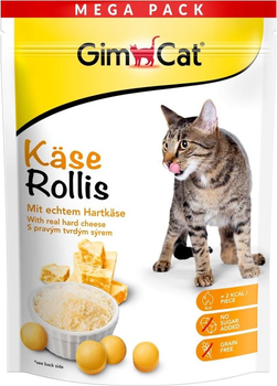 Ласощі GimCat Katzentabs Kase Rollis для котів таблетки (вітаміни) з сиром 425 г
