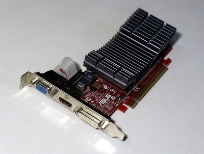 Відеокарта Asus PCI-Ex Radeon HD4350 512MB GDDR2 (64bit) (600/800) (DVI, VGA, HDMI) (EAH4350 SILENT/DI/512MD2(LP)) б/в