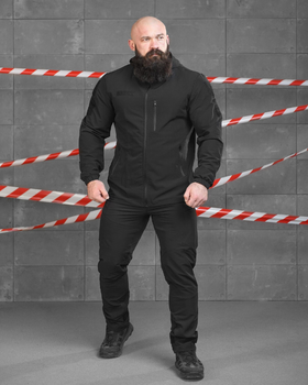 Тактичний літній еластичний костюм 2XL чорний (88485)