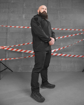 Тактичний літній еластичний костюм 2XL чорний (88485)