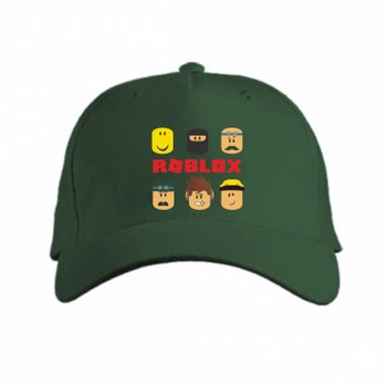 Кепка Roblox icons Темно-зелений