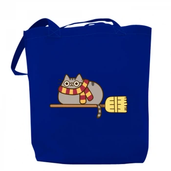 Шопер Pusheen Harry Potter Синій