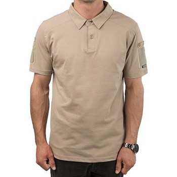 Футболка поло Combat, колір койот, розмір 4XL. ( 802/4XL)