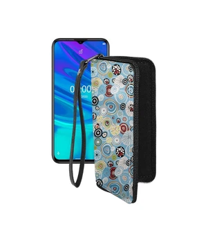 Чохол-гаманець з екошкіри для телефону Ulefone Note 9p Кола-кольорові