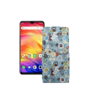 Чохол-флип з екошкіри для телефону Ulefone Note 7P Кола-кольорові