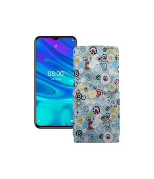 Чохол-флип з екошкіри для телефону Ulefone Note 9p Кола-кольорові
