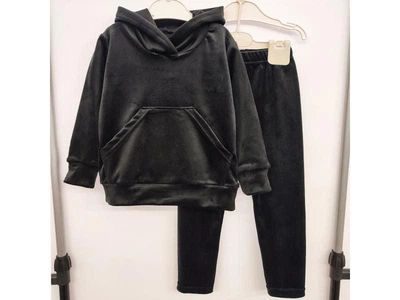 Костюм велюр Три феї чорний на зріст 116-122