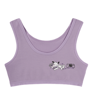 Топ для девочки с принтом My Dog - Donella - 4571PB76 - 122-128 см - Светло-фиолетовый