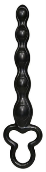 Анальний стимулятор-ланцюжок Clover Five Beaded Designer Probe колір чорний (13835005000000000)