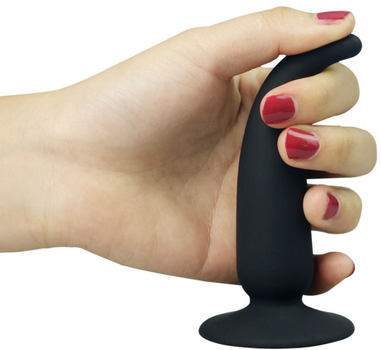 Анальная пробка Lovetoy Lure Me Curved Anal Plug цвет черный (16871005000000000)