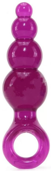 Анальная пробка Jolie Ripples Jelly Anal Plug Small цвет фиолетовый (15713017000000000)
