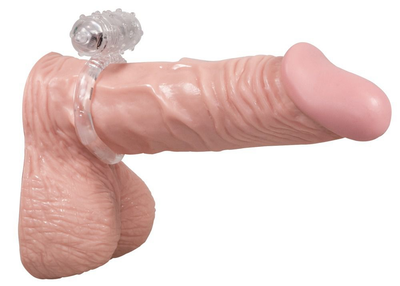 Кільце з вибропулей прозоре Vibro Ring Clear (05727000000000000)