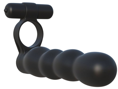 Ерекційне кільце з фалоімітатором Fantasy C-Ringz Posable Partner Double Penetrator (19263000000000000)