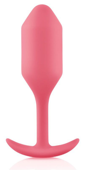 Профессиональная анальная пробка B-Vibe Snug Butt Plug 2 цвет коралловый (21792456000000000)