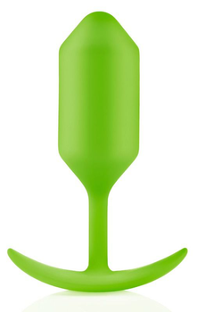 Профессиональная анальная пробка B-Vibe Snug Butt Plug 3 цвет салатовый (21793011000000000)