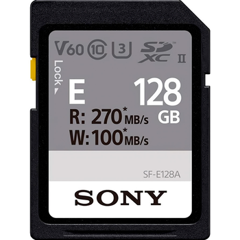 Карта памяти Sony SDXC Entry 128GB C10 UHS-II U3 V60 (SFE128A.ET4) [100451]