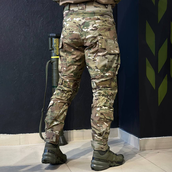 Тактичні штани Military KS-PRO з наколінниками мультикам розмір 5XL