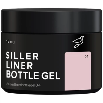 Гель SILLER Liner Bottle Gel №004 для швидкого укріплення 15 мл