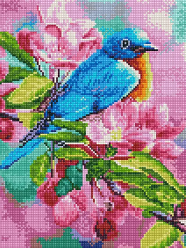 Алмазна мозаїка. Синичка (EJ1367), 30 х 40 см, Rainbow Art