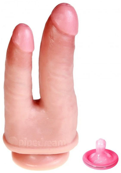 Фалоімітатор для подвійного проникнення Pipedream King Cock Double Penetrator колір тілесний (17480026000000000)