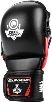 Rękawice MMA Bushido ARM-2011 rozmiar L/XL Black/Red (5902539011371)