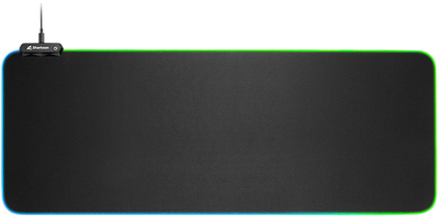 Игровая поверхность Sharkoon 1337 RGB V2 Gaming 900мм Black (4044951029990)