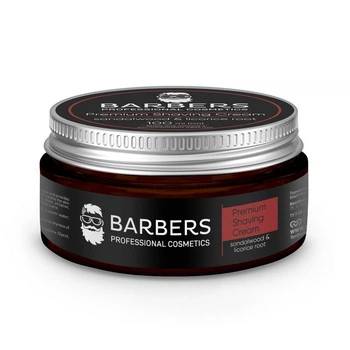 Крем для бритья Barbers Sandalwood-Licorice Root с успокаивающим эффектом, 100 мл (735022)