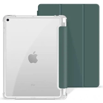 Чохол iPad 7/8/9 10.2" 2019-2021 TPU Pen Slot Transparent pine green
