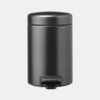 Бак для мусора Brabantia Pedal Bin Newicon 5 л Confident Grey (233463)