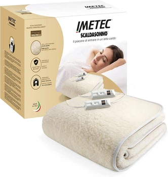 Електро простирадла Imetec Scaldasonno 150x160 см 100% вовна Італія