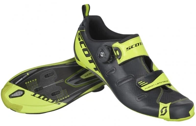 Велообувь Scott Tri Carbon 43 Черный/Желтый (1081-242135.4755.016)