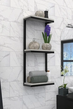 Настінна полиця в стилі лофт EcoLoft DSP-1173 Дуб Кортона