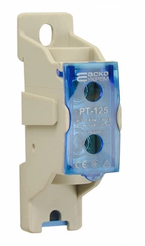 Клемма проходная 10-35мм.кв 125А силовая 690V AC [A0130010149] PT-125 АСКО