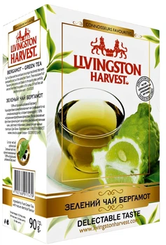 Зелений чай Livingston Harvest 90 г БЕРГАМОТ Цейлон