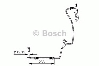 Шланг тормозной Bosch (1 987 481 338)