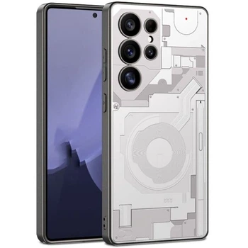 Защитный чехол Deexe Circuit Pattern для Samsung Galaxy S24 Ultra (S928) - White
