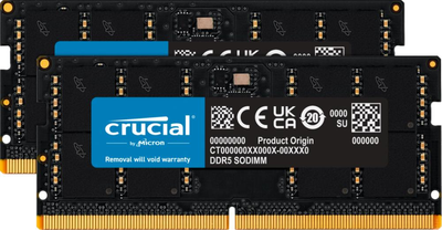 Оперативная память Crucial SODIMM DDR5-5600 32768MB PC5-44800 (Kit of 2x16384) (CT2K16G56C46S5)